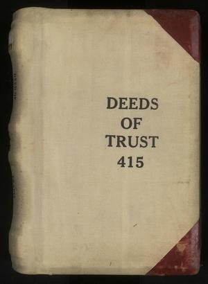 Travis County Deed Records: Deed Record 415 - Deeds of Trust