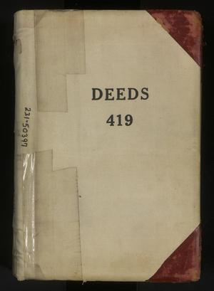 Travis County Deed Records: Deed Record 419