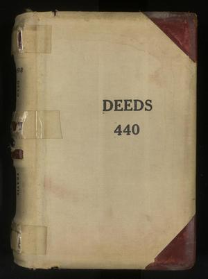 Primary view of object titled 'Travis County Deed Records: Deed Record 440'.