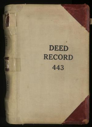 Primary view of object titled 'Travis County Deed Records: Deed Record 443'.