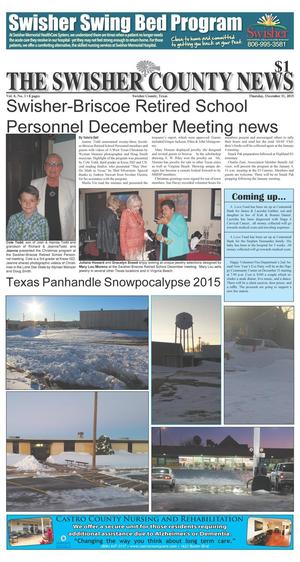 The Swisher County News (Tulia, Tex.), Vol. 8, No. 1, Ed. 1 Thursday, December 31, 2015