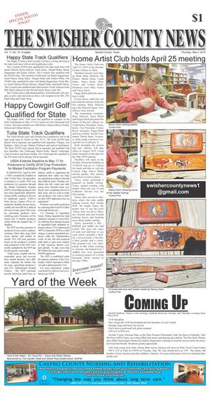 Primary view of object titled 'The Swisher County News (Tulia, Tex.), Vol. 11, No. 19, Ed. 1 Thursday, May 2, 2019'.