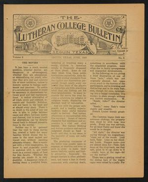 The Lutheran College Bulletin, Volume 8, Number 3, June 1924