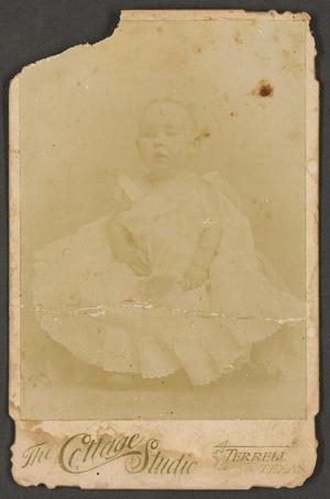 Primary view of object titled '[Portrait of Bessie Pike at One Year Old]'.