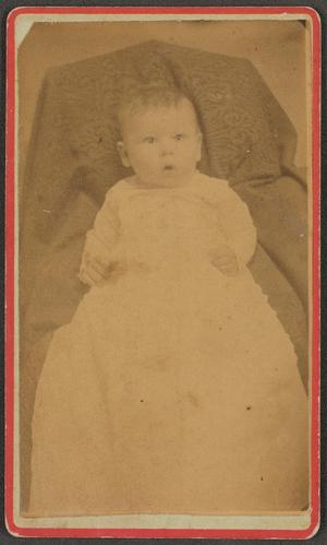 Primary view of object titled '[Photograph of A. C. Hale as a Baby]'.