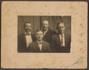[Photograph of Bentley Mahon and Three Friends]