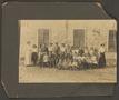 Thumbnail image of item number 1 in: '[Beulah Hale and Forrest Hudson with Schoolchildren]'.