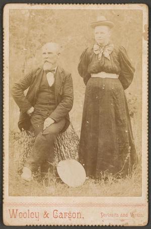 Primary view of object titled '[Photograph of Tom Mayes and His Wife]'.