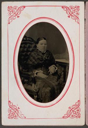 [Photograph of a Young Woman Wearing Plaid Dress]