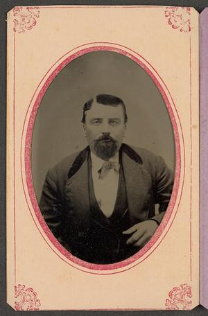 Primary view of object titled '[Photograph of a Man Wearing a Jacket]'.