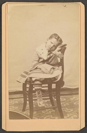 [Photograph of a Young Girl on a Chair]