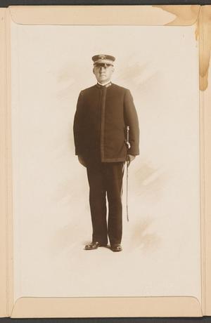 Primary view of object titled '[Photograph of Dan McMillin Moody in Uniform]'.