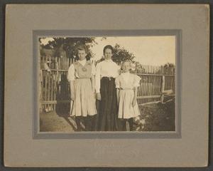 [Photograph of Woman and Two Girls]