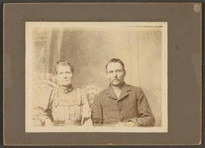[Photograph of Frank Buckner and Beckey Smelley]