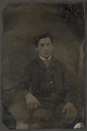 [Photograph of Seated Young Man]