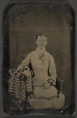 [Photograph of Woman Wearing a Neck Bow]