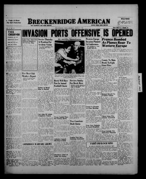 Breckenridge American (Breckenridge, Tex.), Vol. 23, No. 72, Ed. 1 Thursday, August 19, 1943