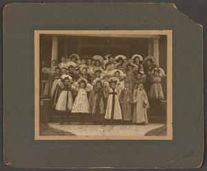 Primary view of object titled '[Photograph of Children Wearing Asian Costumes]'.