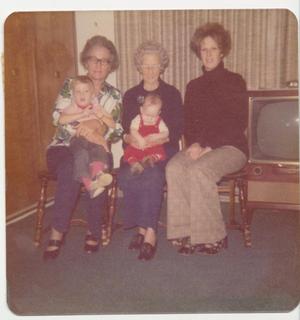 [Grandma Grover Four Generation Photo ]