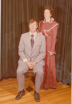 Primary view of object titled '[Photo of Gerald and Carol Hatch, 1975]'.