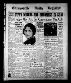 Gainesville Daily Register and Messenger (Gainesville, Tex.), Vol. 41, No. 136, Ed. 1 Wednesday, May 27, 1925