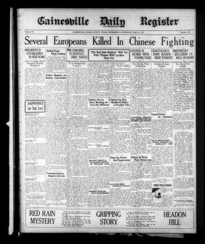 Gainesville Daily Register and Messenger (Gainesville, Tex.), Vol. 53, No. 160, Ed. 1 Wednesday, June 24, 1925