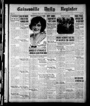 Primary view of object titled 'Gainesville Daily Register and Messenger (Gainesville, Tex.), Vol. 53, No. 169, Ed. 1 Monday, July 6, 1925'.