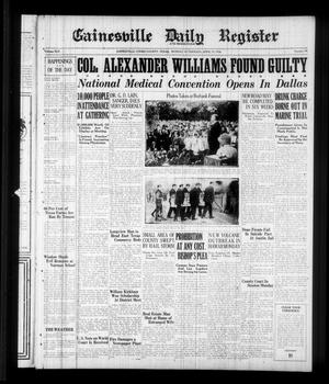 Gainesville Daily Register and Messenger (Gainesville, Tex.), Vol. 42, No. 96, Ed. 1 Monday, April 19, 1926