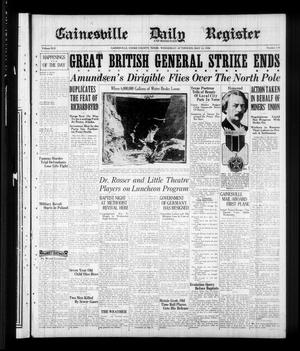 Primary view of object titled 'Gainesville Daily Register and Messenger (Gainesville, Tex.), Vol. 42, No. 116, Ed. 1 Wednesday, May 12, 1926'.