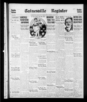 Gainesville Register (Gainesville, Tex.), Vol. 42, No. 149, Ed. 1 Sunday, June 20, 1926