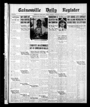 Gainesville Daily Register and Messenger (Gainesville, Tex.), Vol. 42, No. 210, Ed. 1 Wednesday, August 18, 1926