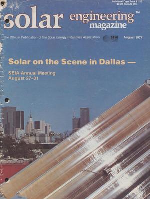 Primary view of object titled 'Solar Engineering Magazine, Volume 2, Number 8, August 1977'.