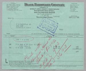 [Invoice for Wood Screws and Ditto, January 1953]