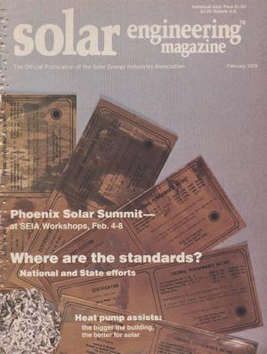 Primary view of object titled 'Solar Engineering Magazine, Volume 3, Number 2, February 1978'.