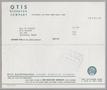Text: [Otis Elevator Company Monthly Statement, May 1954]