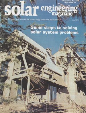Primary view of object titled 'Solar Engineering Magazine, Volume 3, Number 7, July 1978'.