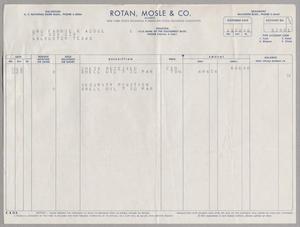 [Invoice for Shell Oil, November 1956]