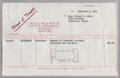 Text: [Invoice for Insurance for Mrs. Fannie K. Adoue, February 1955]