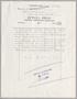 Text: [Invoice for Services Rendered to F. K. Adoue, March 1945]