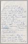Letter: [Handwritten Letter from Clyde Jones to Fannie K. Adoue, December 1, …