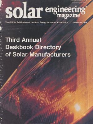 Primary view of object titled 'Solar Engineering Magazine, Volume 4, Number 12, December 1979'.