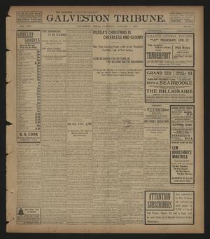 Primary view of object titled 'Galveston Tribune. (Galveston, Tex.), Vol. 25, No. 38, Ed. 1 Saturday, January 7, 1905'.