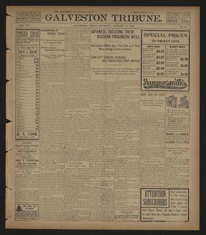 Primary view of object titled 'Galveston Tribune. (Galveston, Tex.), Vol. 25, No. 42, Ed. 1 Thursday, January 12, 1905'.