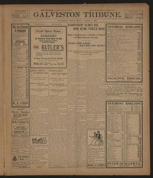 Primary view of object titled 'Galveston Tribune. (Galveston, Tex.), Vol. 25, No. 85, Ed. 1 Friday, March 3, 1905'.