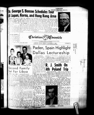 Christian Chronicle (Abilene, Tex.), Vol. 18, No. 4, Ed. 1 Friday, November 4, 1960
