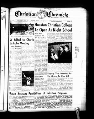 Christian Chronicle (Abilene, Tex.), Vol. 18, No. 31, Ed. 1 Friday, May 12, 1961