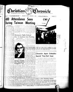 Christian Chronicle (Abilene, Tex.), Vol. 19, No. 13, Ed. 1 Friday, January 5, 1962