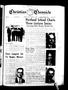 Thumbnail image of item number 1 in: 'Christian Chronicle (Abilene, Tex.), Vol. 19, No. 23, Ed. 1 Friday, March 16, 1962'.