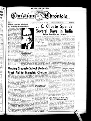 Christian Chronicle (Abilene, Tex.), Vol. 19, No. 28, Ed. 1 Friday, April 20, 1962