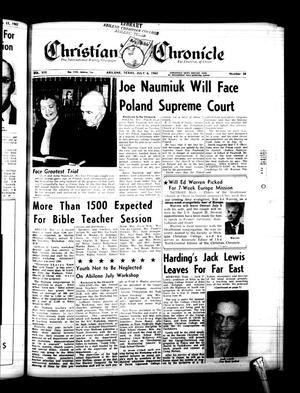 Christian Chronicle (Abilene, Tex.), Vol. 19, No. 38, Ed. 1 Friday, July 6, 1962
